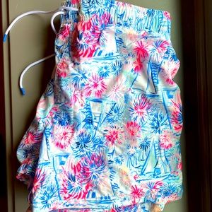 Mens Lilly Pulitzer Capri Trunks swim trunks swim suit size XL NEW